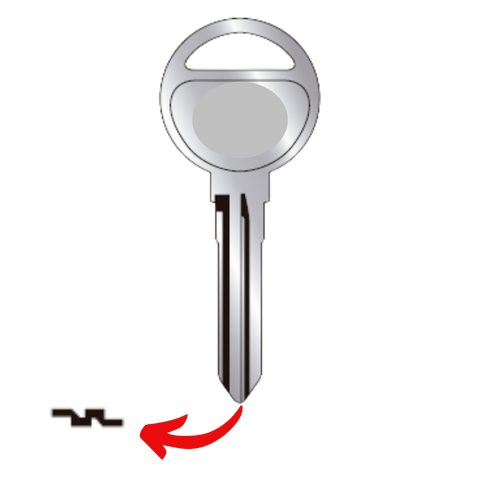 Llave para Mazda uso EX21