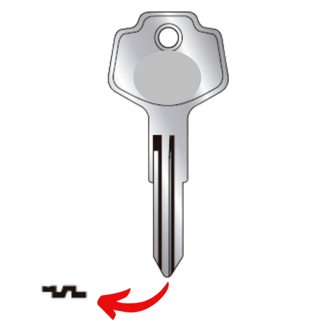 Llave para Nissan uso A79