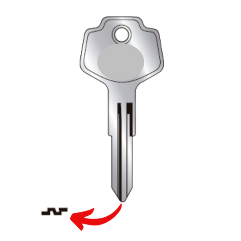 Llave para Nissan uso A79C