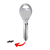 Llave para Nissan uso DAT16