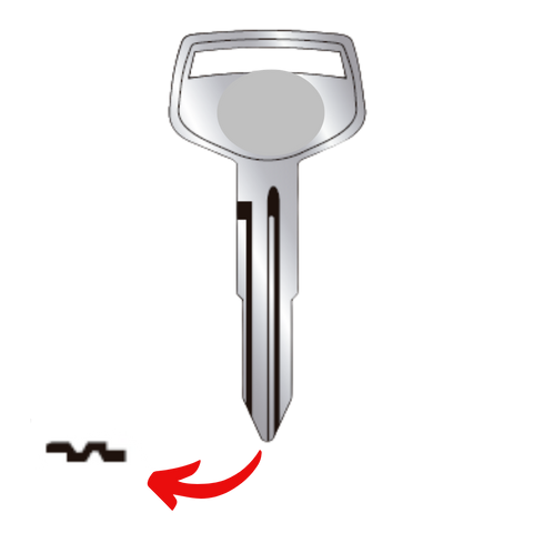 Llave par Mitsubishi uso en EX22