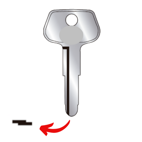 Llave para Toyota uso A74