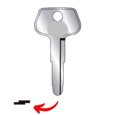 Llave para Toyota uso A74C