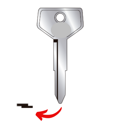 Llave para Toyota uso A74L