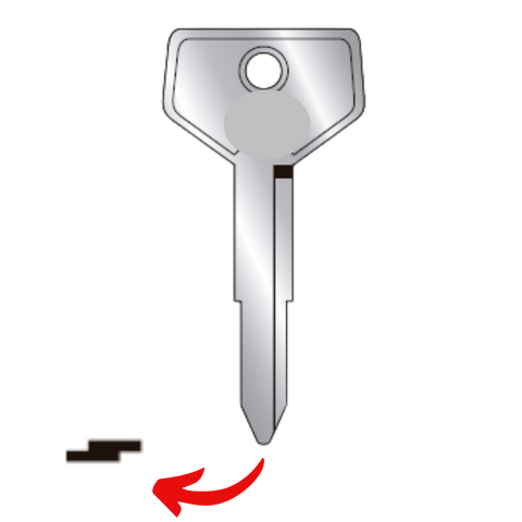 Llave para Toyota uso A74LC