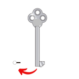 Llave de ropero viejo para C28