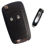 Carcasa Clásica para Llave Chevrolet Trax (2012-2018) - Corte Doble Compatible