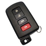 Carcasa de Control Remoto Negra para Toyota: Repuesto con Botones de Cajuela y Pánico Compatible con Avalon (2013-2018), Camry (2012-2017), Corolla (2014-2020), Highlander (2014-2019), Sequoia (2019-2022)"