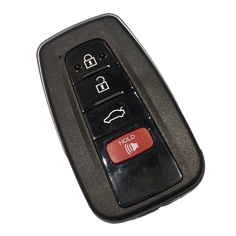 Carcasa de Llave Premium Toyota | Compatible CHR (2018-2021), Prius (2016-2022) | 2 Botones + Pánico | Reemplazo Original