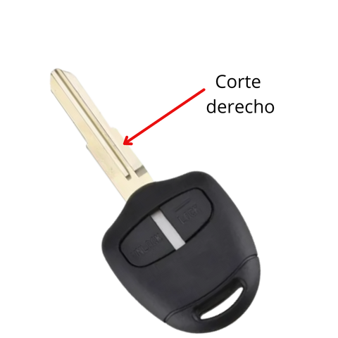 Carcasa de Llave Fija Mitsubishi L200 (2008-2020) y Grandis (2004-2010) - Corte Derecho