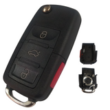 Carcasa para llave Jetta Volkswagen 4 botones