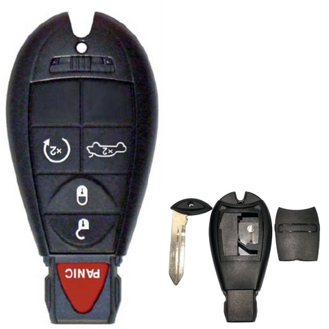 Llave de Repuesto para Dodge Ram (2008-2017) - Compatible con 1500, 2500, 3500, 4500, 5500 y Tradesman