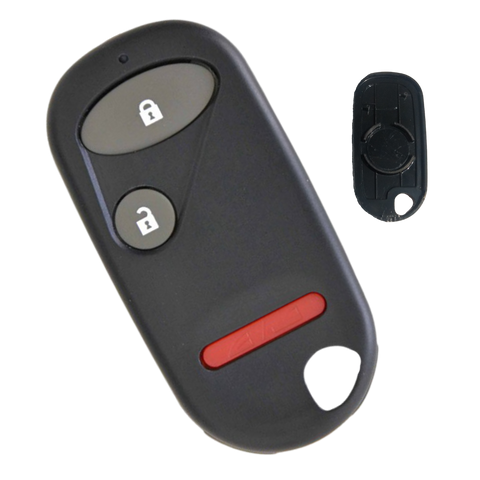 Carcasa de Repuesto para Llave Control Remoto Honda - Compatible con CR-V (2002-2004), Element (2004-2011) y Civic Si (2002-2011)