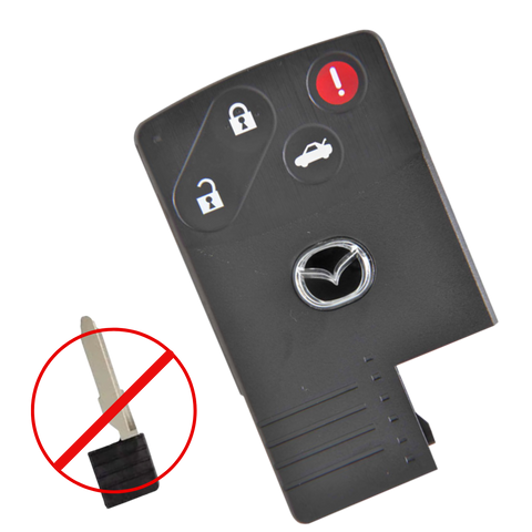 Carcasa Llave Remoto Mazda RX-8 (2004-2011) - 4 Botones de Presencia