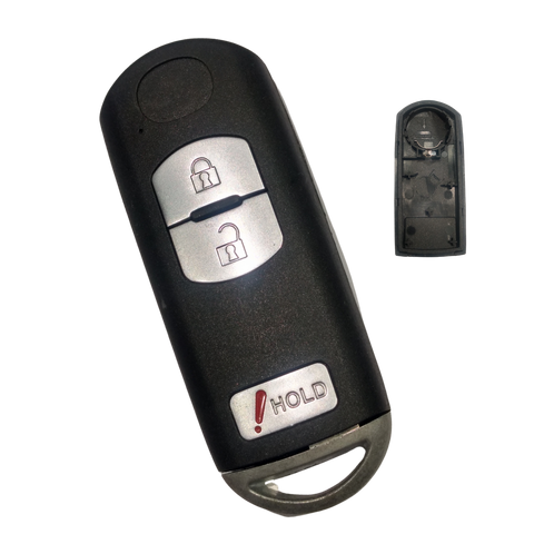 Reemplazo Carcasa Llave Mazda (3 Botones) | Modelos 2010-2022 | Para Llaves Sin Entrada Inteligente