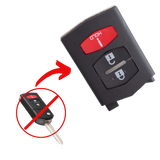 Carcasa de Llave Mazda 2, 3, 5, 6, CX-7, CX-9 (2 o 3 Botones) - Repuesto Premium