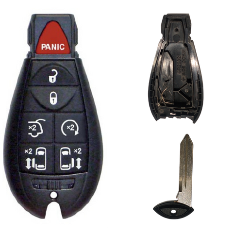 Llave con Control Remoto para Dodge Grand Caravan & Chrysler Town & Country (2008-2020)