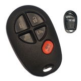 Carcasa de Llave Remoto Premium para Toyota Highlander, Tacoma, Tundra (Modelos 2005-2017)