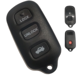 Carcasa de Llave con Control Remoto para Toyota Camry (2002-2006), Corolla (1998-2006) y Sequoia (2001-2007) - Reemplazo Ideal