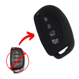 Silicón protector funda de llaveHyundai Solaris Santa fe HB20 Ix45 IX35