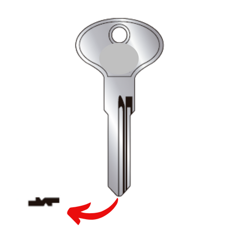 Llave F41 para Volkswagen VW, repuesto original para ignición y puertas, acero de alta calidad