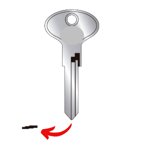 Llave F51 para Volkswagen VW forjada en acero de alta calidad, repuesto original para ignición y puertas