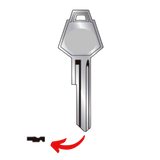 Llave para Chrysler uso A68