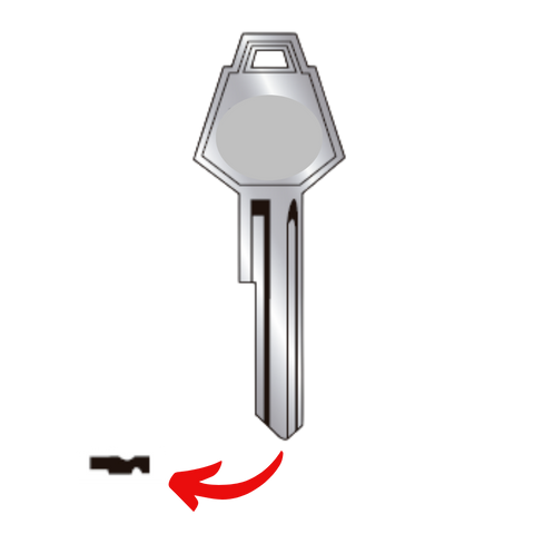 Llave para Chrysler uso A68