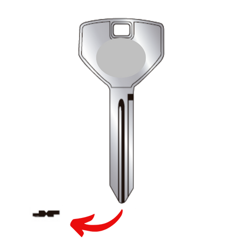 Llave para Chrysler uso A81