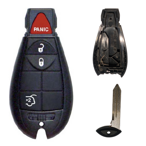 Carcasa llave Jeep Commander Grand Cherokee 2008-2013 repuesto control remoto automotriz México