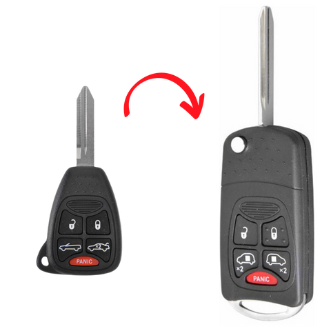 Llave control remoto con botón de pánico para Chrysler Cirrus y Sebring Convertible 2007-2014, llave de repuesto original