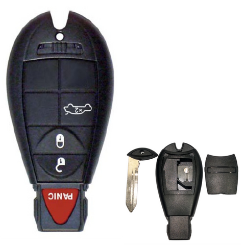 Llave control remoto para Dodge Charger, Challenger, Chrysler 300 y Dodge Magnum 2008-2015 - Repuesto original compatible