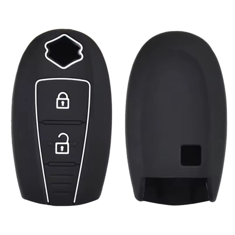 Funda de Silicon para Suzuki Vitara Swift Ertiga Kizashi Scross 2 Botones.