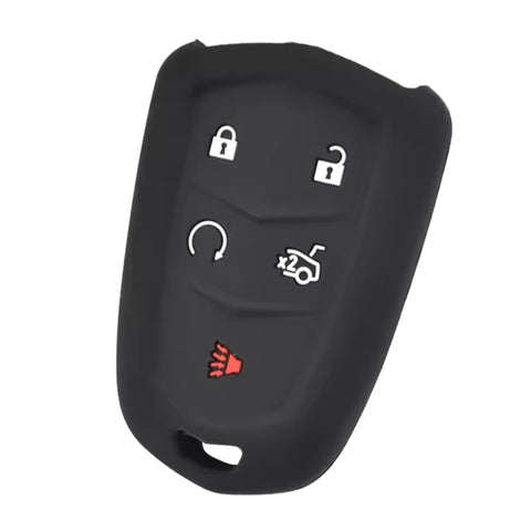 Funda de Silicon para Chevrolet para cadillac Srx Ats Sts Cts Dts 5 botones.