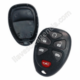 Carcasa repuesto 6 botones control remoto GM Chevrolet Tahoe Traverse Captiva HHR Uplander Pontiac Montana SV6 Rendezvous Saturn Relay Buick Terraza 2006-2011 con arrancador remoto botón pánico puertas laterales corredizas compatible original
