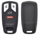 Funda de silicón para llave Audi con sensor de presencia, compatible con A4, A5, A6, Q5, Q7, S4, S5, S7, TT y RS, protección completa
