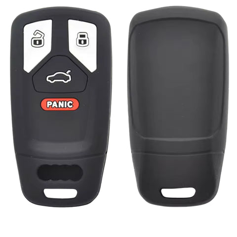 Funda de silicón para llave Audi con sensor de presencia, compatible con A4, A5, A6, Q5, Q7, S4, S5, S7, TT y RS, protección completa
