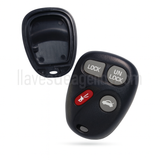 Carcasa control remoto 4 botones con membrana impermeable FCC ID L2C0005T para Chevrolet Cavalier Cadillac CTS Pontiac Saturn 2000-2007, carcasa hueca sin componentes electrónicos, protege ranuras botoneras contra agua lluvia