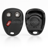 Carcasa control remoto Chevrolet Malibu Avalanche Cadillac Escalade GMC Sierra Pontiac Sunfire Firebird 1996-2002 original GM repuesto llave carcasa reemplazo 2+1 botones 3 botones