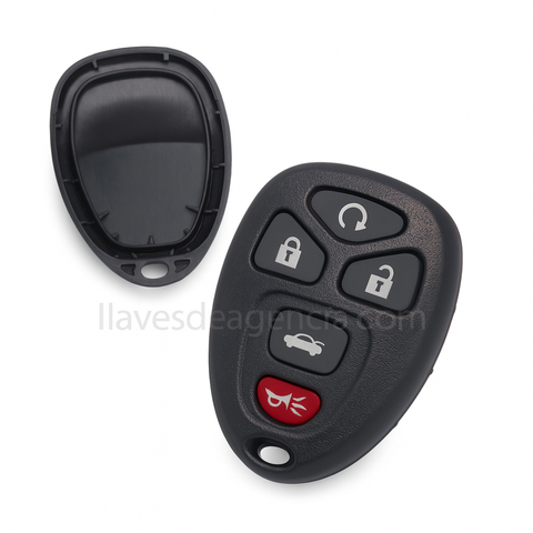 Carcasa de repuesto para llave Chevrolet Malibu, Cobalt, Buick LaCrosse, Allure, Saturn Sky, Aura, Pontiac Grand Prix, G6, G5, Solstice - Sin base para pila, compatible con inicio remoto
