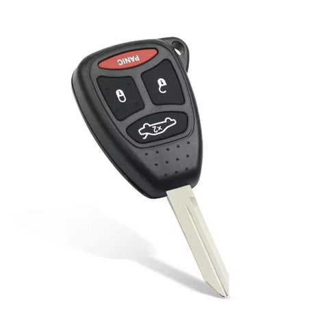 Carcasa llave chip Chrysler 300 300C Dodge Durango Charger Magnum Ram Dakota Jeep Cherokee Commander Compass Grand Cherokee Liberty Wrangler 2006 2010 repuesto incluye lamina virgen facil instalacion