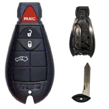 Carcasa llave control remoto Chrysler 300M Challenger Dodge Dart Durango Jeep 2008 2016 repuesto reemplazo incluye lamina virgen facil instalacion protege componentes

