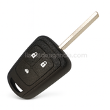 Carcasa llave tipo regata 3 botones Chevrolet Camaro Sonic Cruze Malibu Volt Spark Equinox Opel Vauxhall Astra Insignia Zafira Mokka Aveo repuesto México
