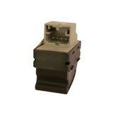 Vista posterior de switch control eléctrico cristales tipo original TW para Volkswagen Lupo Cross Fox Jetta A4 Seat Córdoba mostrando conector plug and play, botonera elevalunas sencillo