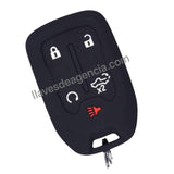 Funda de silicón antiderrapante impermeable para llave inteligente Chevrolet Silverado GMC Sierra Tahoe Yukon 2019 2020 2021 2022 2023 resistente agua
