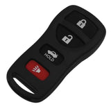 Funda protectora de silicón negro antideslizante para llave Nissan e Infiniti, compatible con Sentra, Armada, Xterra, Pathfinder, Frontier, Quest, Titan, Murano, Altima, Versa, 350Z, Maxima, FX35, EX35, QX56, G35, M45, I35 2001-2010, calidad de horno resistente a altas temperaturas