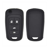 Funda protector de llave de sillicon negro para cruze malibu chevrolet 
