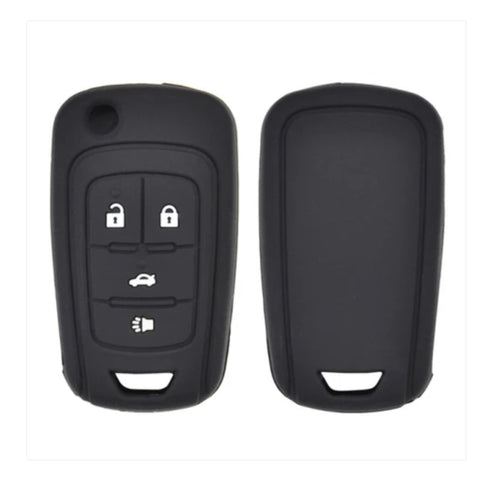 Funda protector de llave de sillicon negro para cruze malibu chevrolet 
