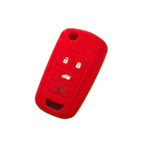  Funda protector de llave de sillicon rojo para cruze malibu chevrolet 
