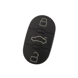 Goma botonera de repuesto para llave Volkswagen 3 botones 1998 1999 2000 2001 Golf Jetta Passat